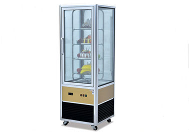 CP-400 สี่ด้านกระจกเค้กเย็น / ตู้แช่แข็งตู้เย็นเชิงพาณิชย์