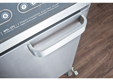 Digital Control Commercial Kitchen Equipments , 56 Liters Deep Fryer Machine