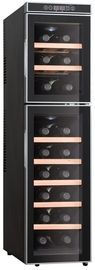 ตู้แช่ไวน์ตู้เย็นตู้แช่แข็งในเชิงพาณิชย์ด้วยบลูไดมอนด์ไฟ LED