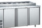 6 ℃ถึง 0 ℃พิซซ่าพาณิชย์ตู้เย็นตู้แช่แข็ง 400L เครื่องกรณีอาหารเย็น