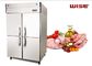 European Standard Commercial ตู้เย็นแช่แข็งตู้แช่เครื่องทำความเย็นในตัว