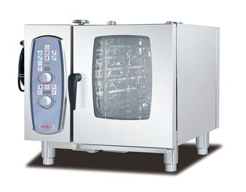 6 * 1 / 1GN Combi-Steamer Oven ฟังก์ชั่นทำความสะอาดอัตโนมัติรุ่น EOA-61-CMP