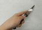 มือจับพลาสติกชุดช้อนส้อมทำจากสเตนเลสชุด 3 ชิ้นมีดส้อมและช้อนยาว 20 ซม