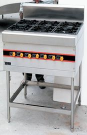 ประเภทพื้น 40KW เตาอบครัวแก๊สพาณิชย์ 4-8 เตาเผา