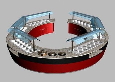 อุปกรณ์บูเฟ่ต์พาณิชย์ โต๊ะบูเฟ่ต์ ร้านอาหาร