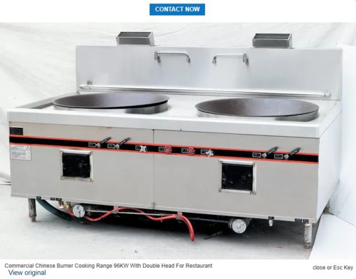 Commercial Chinese Burner Cooking Range